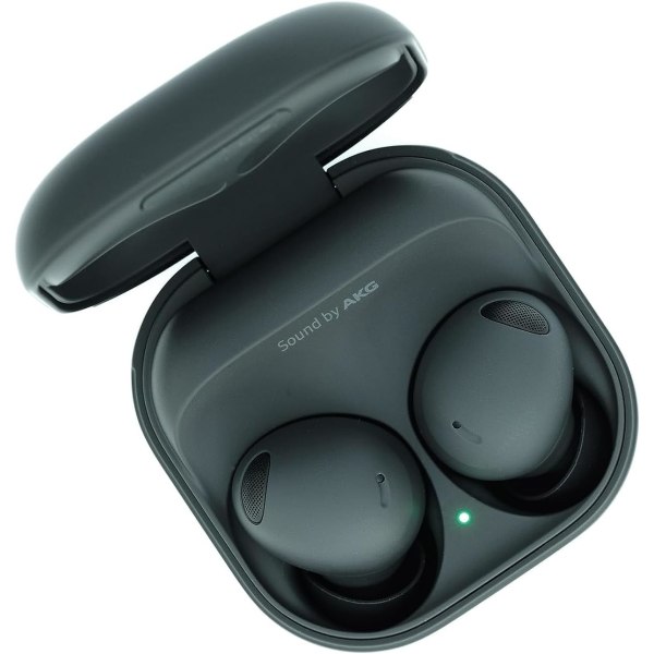 Ægte trådløse Bluetooth-øretelefoner med støjreduktionsfunktion, high-fidelity-lydkvalitet, 360-graders lyd, behagelig in-ear, HD-stemme, conve grå