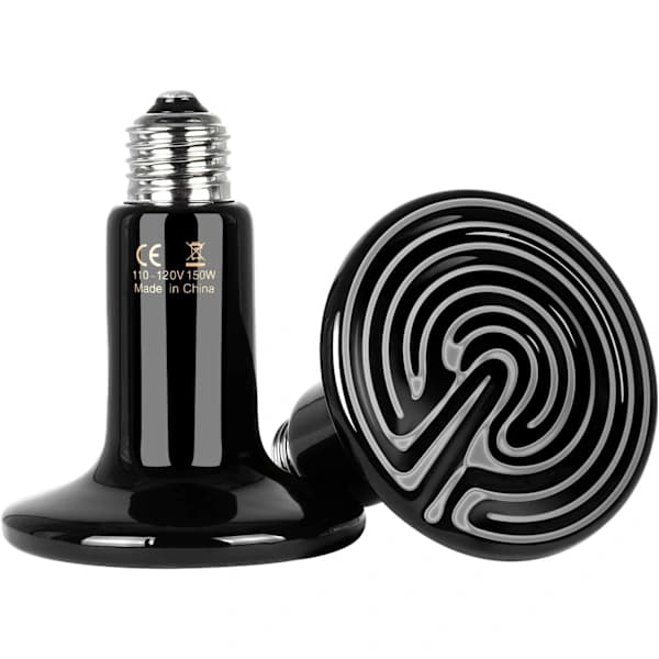 /EA/150W 2-pack Keramisk Värmelampa för Reptiler