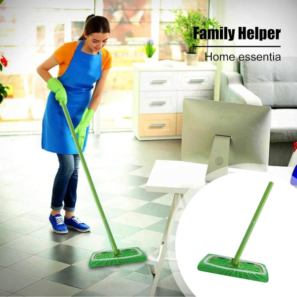 Uudelleenkäytettävät pyyhkeet Swiffer Sweeper -mopilla, kosteat lattialiinat, jotka imevät vettä ja likaa, kuivat lattialiinat, cover märkälle 8 st