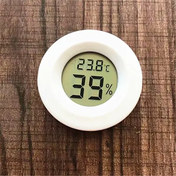 /EA/Svart Mini Hygrometer, 4-pakning Liten Digitalt Termometer Hygrometer