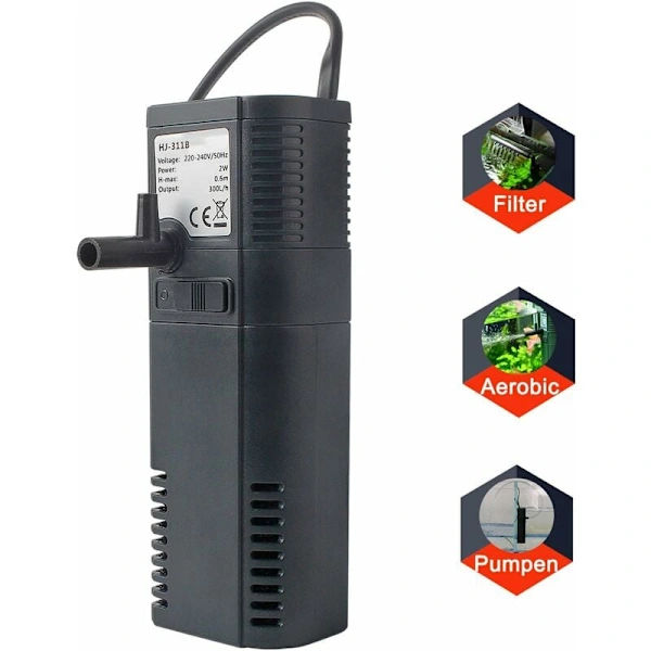 /EA/Akvariefilter Internt filter Intern filterpump med spray R