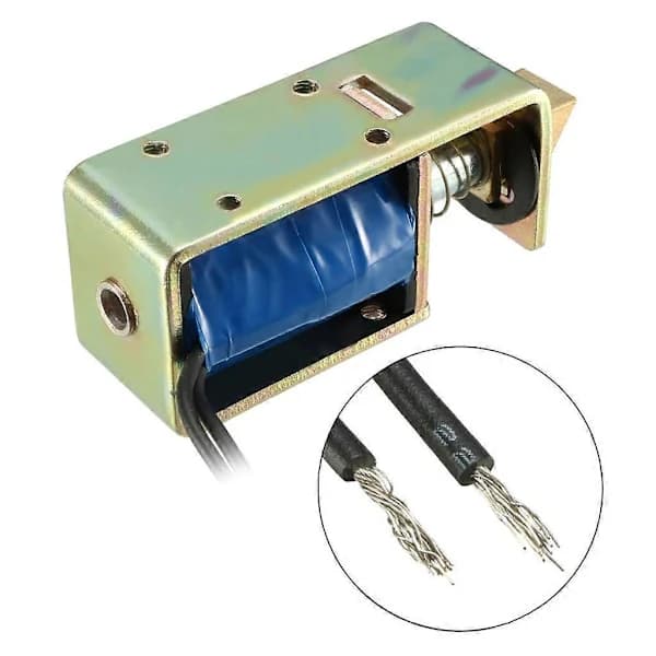 /EA/Elektromagnet DC 6V 12V 24V Push Pull Type 10mm Slaglengde Solenoid Magneter DC12V