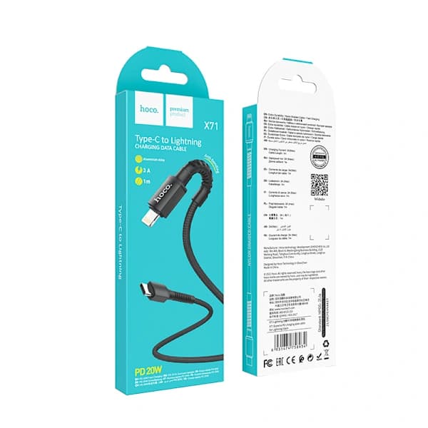 /EA/hoco. X71 Chuangku PD ladekabel for dataoverføring, egnet for iPhone