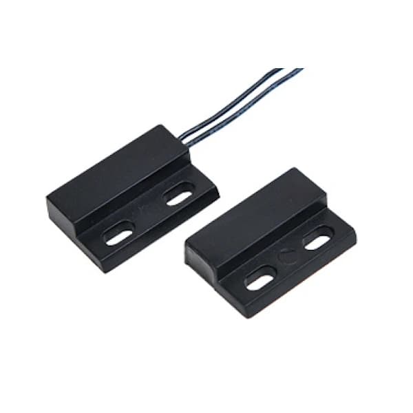 /EA/2 stk. magnetisk dørsensor sort, dør- og vinduessikkerhed magnetisk