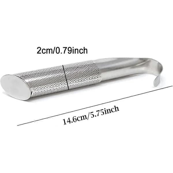 /EA/Rustfrit Stål Teinfuser Te Si Obsterm Steeper Te Diffuser Med Hængende Okseholder Stick Rør Hul Steeper Til Løs Te, Rose, Kaffe