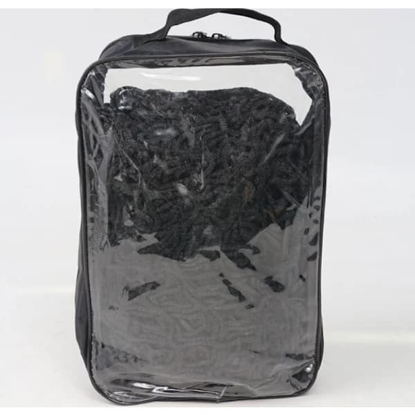 /EA/1,5*2,2m Stræk Trailer Net - Tæt Maskenet med Gummisnor [Sort/Elastisk]