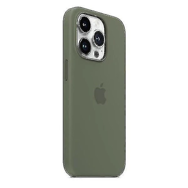 Silikonskal för iPhone 14 Pro Oliv