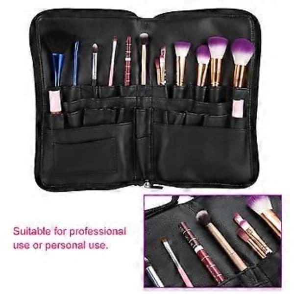 /EA/Portable Makeup Brush Case and Cosmetic Bag Kit