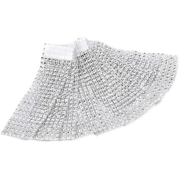 /EA/(50 stk. sølv) Serviettringer Bordseriettholder Diamantring Windi