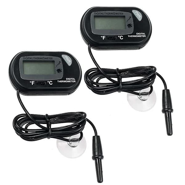 /EA/Akvarietermometer LCD Digitalt termometer med sugekop