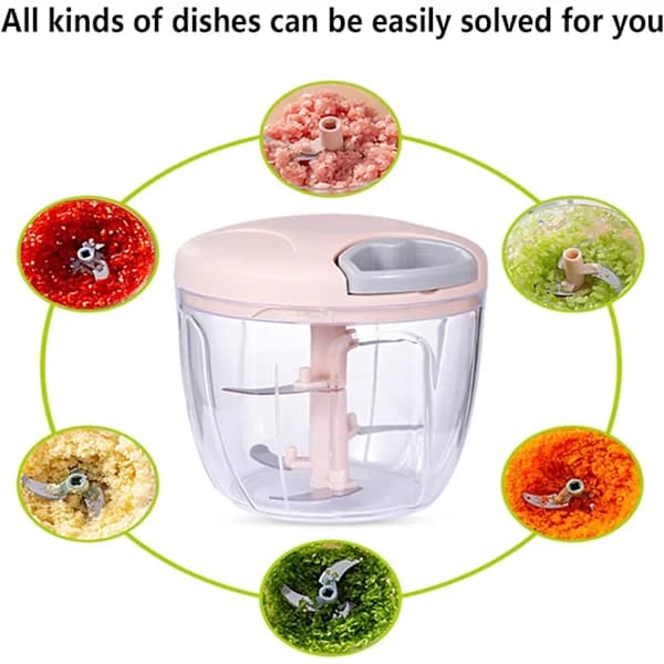 /EA/Grönsakshackare, manuell köttkvarn, 900 ml löksallad,