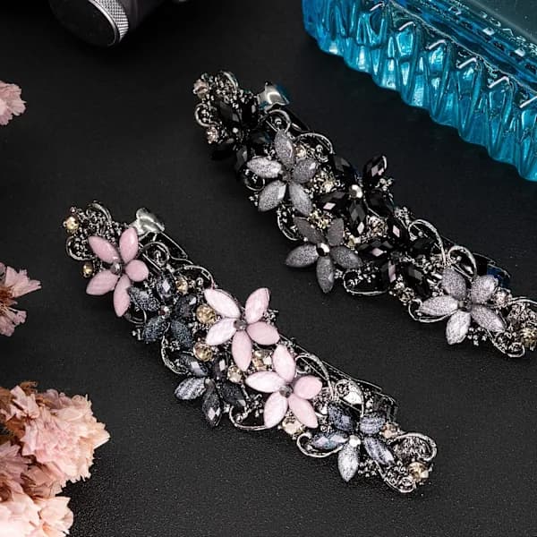 /EA/Eleganta hårspännen för kvinnor och flickor, glittrande modeaccessoar