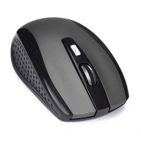 /EA/Sort, egnet til bærbar trådløs mus 6D, 2.4G, USB trådløs