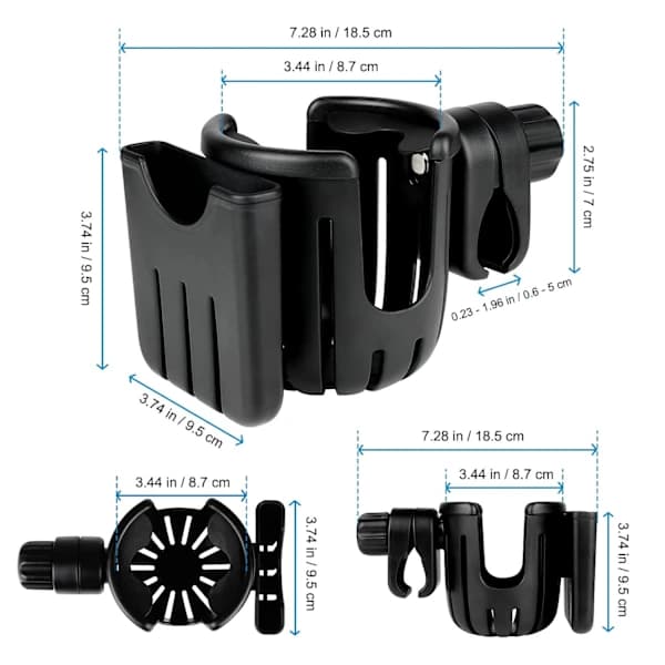 /EA/Kopholder til elcykel - Cykelkopholder - Sort