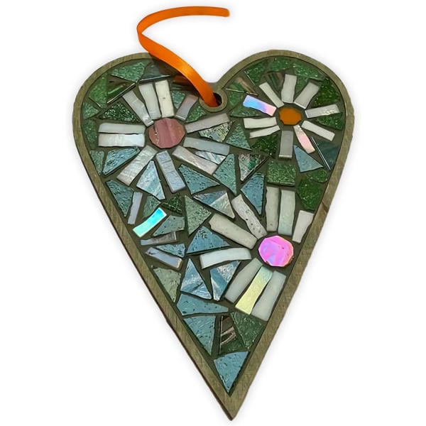 DIY Mosaic Kit, Creativity DIY Mosaic Family Kit, Bright Feather DIY Mosaic Kit for voksne Hjärta