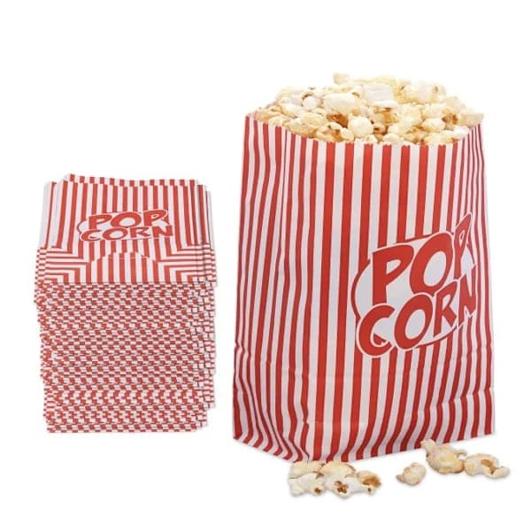 /EA/Popcornpåsar med retromotiv - 48 st