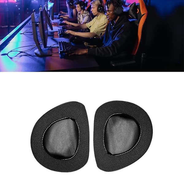 /EA/Hörlursöronkuddar för Asus Rog Delta Headset Mesh Cushion Cover Öronmuffar B