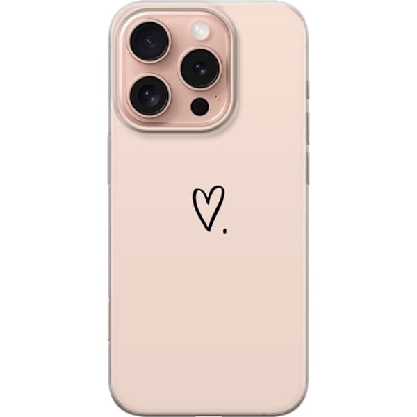 /EA/Apple iPhone 16 Pro Gjennomsiktig Deksel Hjerte