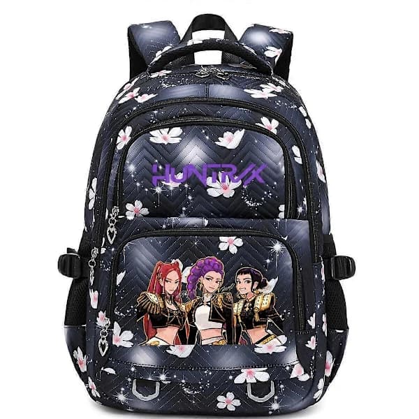 KPop Demon Hunters Printed Backpack Students School Bag _a A