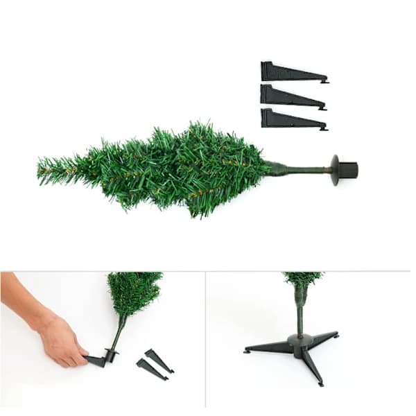 /EA/Mini juletre, skrivebordsdekorasjon, høyde 30 cm