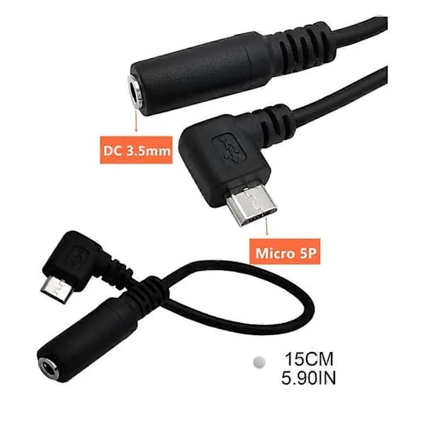 /EA/Micro USB til 3,5 mm Jack Lydadapterkabel Utmerket Lyd Lydkabler
