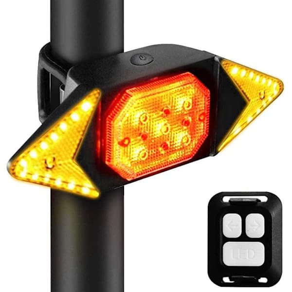 /EA/ Cykelblinkers, cykelbakljus, USB-laddningsbar trådlös
