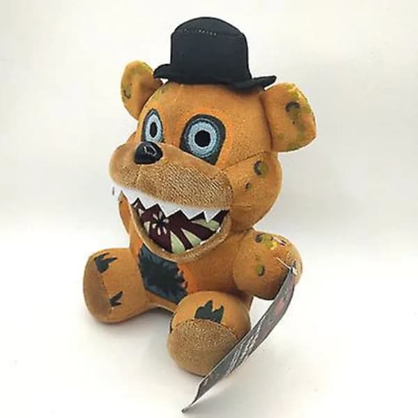 /EA/Midnight Bear Plysch Leksak Docka Spel Perifer Lightning Bear Docka Docka Midnight Docka Docka (18cm, gammal anka)