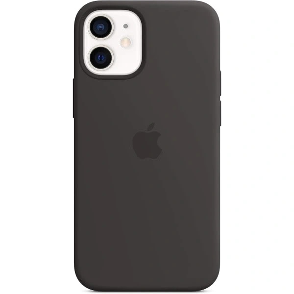 Apple Silikonecover med MagSafe (til iPhone 12 mini) Sort