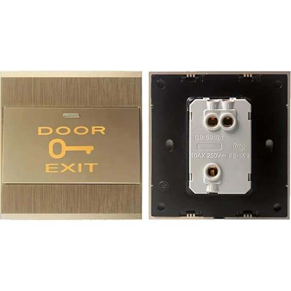 /EA/Dörr Exit Trykknapp Bryter Døråpningsknapp for Adgangskontroll Sikkerhetssystem