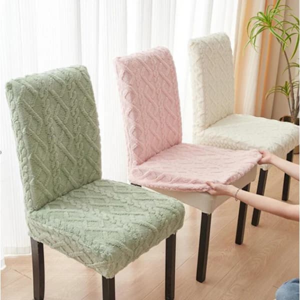 /EA/Rosa, 2023 nytt jacquard stolsöverdrag för hem matstolar, tjockt