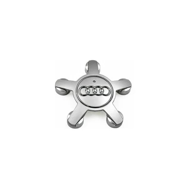 Audi 135mm Navkapsler Sæt med 4, Sølv - Model 4F0601165N