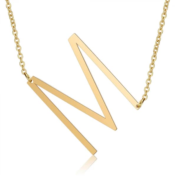 /EA/Sidledes block initial halsband för kvinnor ---