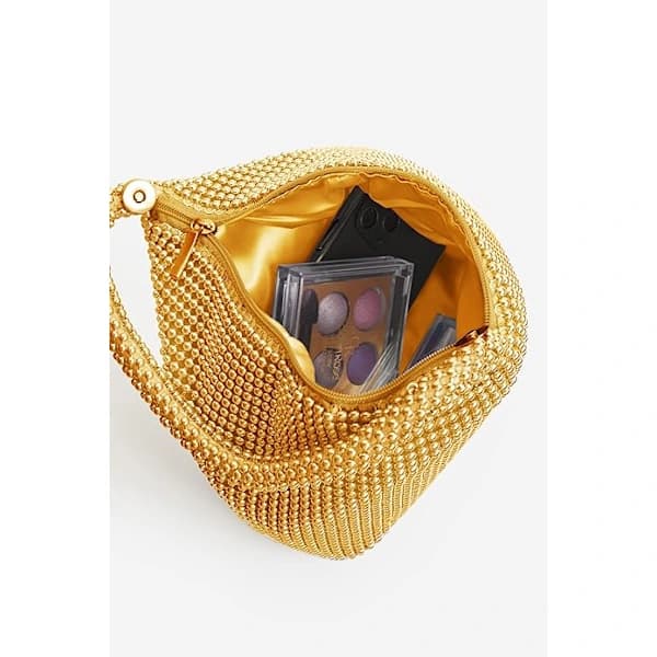 /EA/Kvinders Rhinestone Clutch Aften tasker Bling Sequin Triangel