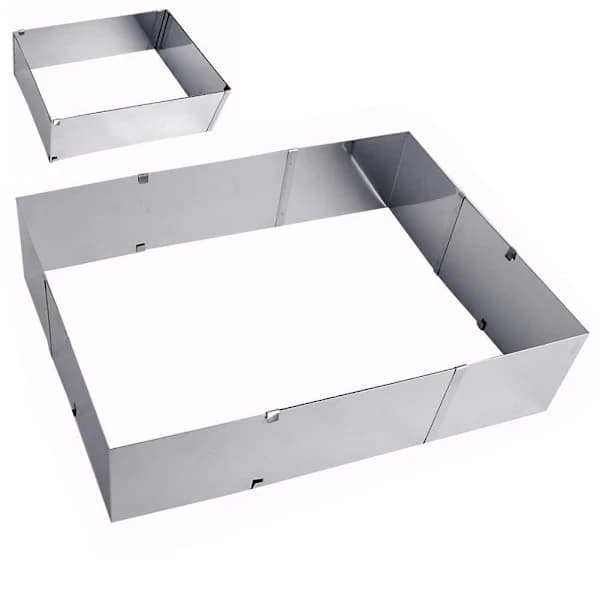 /EA/Justerbar bageform, 24-46x20-38 cm, rustfrit stål