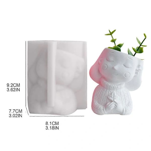 /EA/ Silikonformar för cementformar för blomkrukor, epoxiharts silikonform