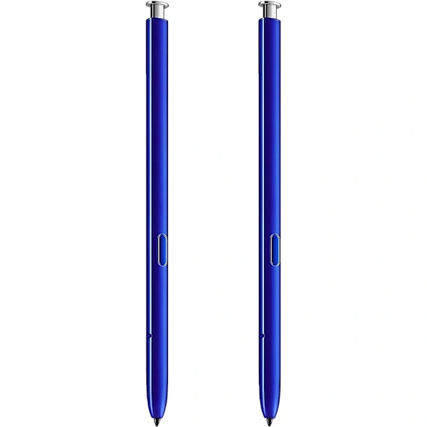 /EA/2-pack Blå Silver Note 10 Penna Ersättning för Galaxy Note 10 Note