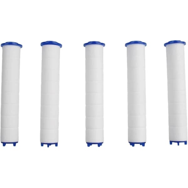 /EA/10 stk. Brusehovedfilter, 11,5 x 2,5 cm 1/5 PP Bomuldsfilter, Mini Bærbart Vandfilter til Håndholdt Bruseudstyr
