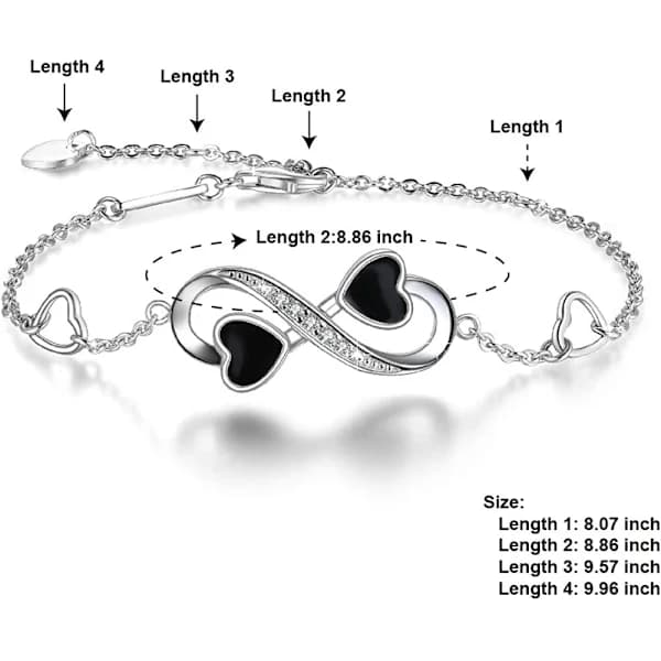 /EA/(Silver) Dam Infinity Love Armband, 925 Sterling Silver Berlock
