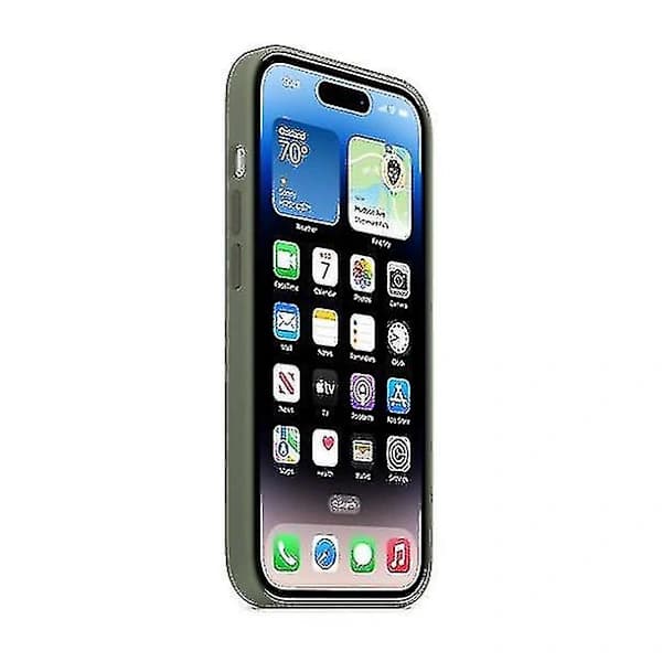 Silikonecover til iPhone 14 Pro Oliven