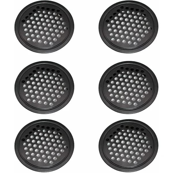 /EA/st rustfri ventilationsriste Ventilationsrist til garderobe - 60mm Ventilationsriste Runde ventilationsriste til køkken