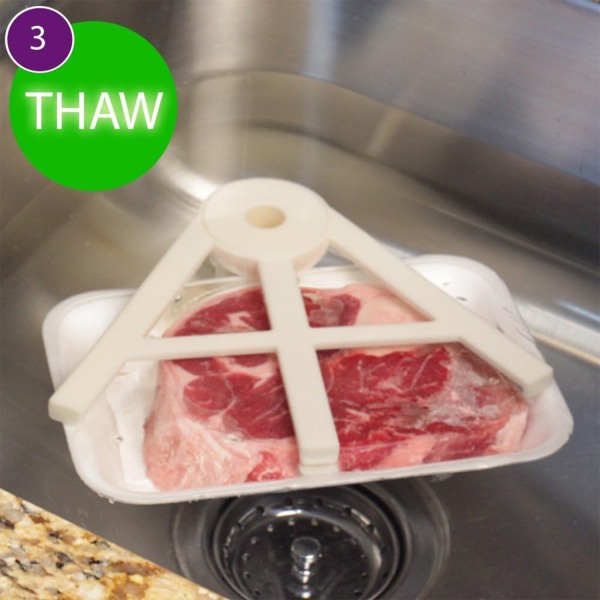 Tin Frozen kött 7X Snabbare Säkrare - Tin på minuter istället för timmar - Ditt nya favoritkök green