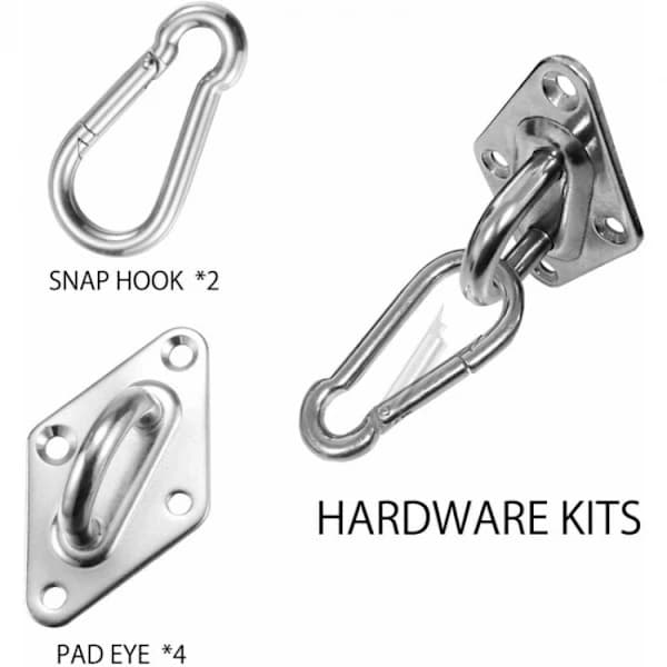 /EA/ Fæstningssæt til skyggesejl - 304 rustfrit stål hardware fastgørelsestilbehør