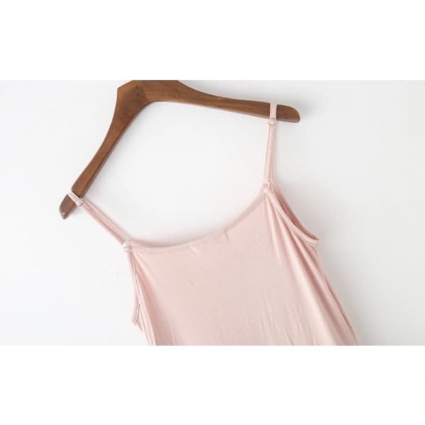 /EA/Flapperklänning Sommarklänning Tryckt Ärmlös Långklänning (Rosa)