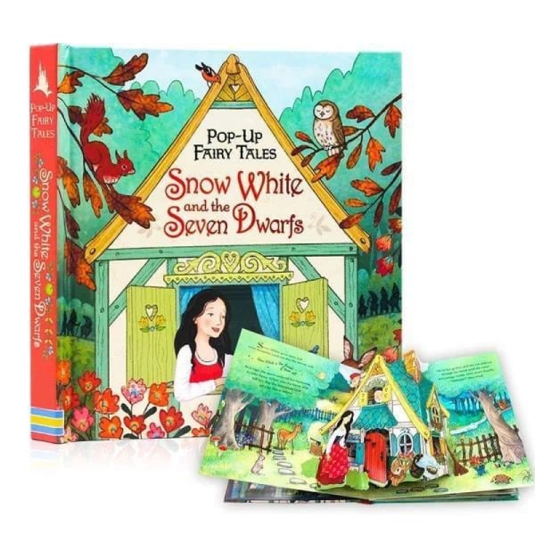 Pop-up Fairy Tales 3D billedbog，Julegave til børn 12