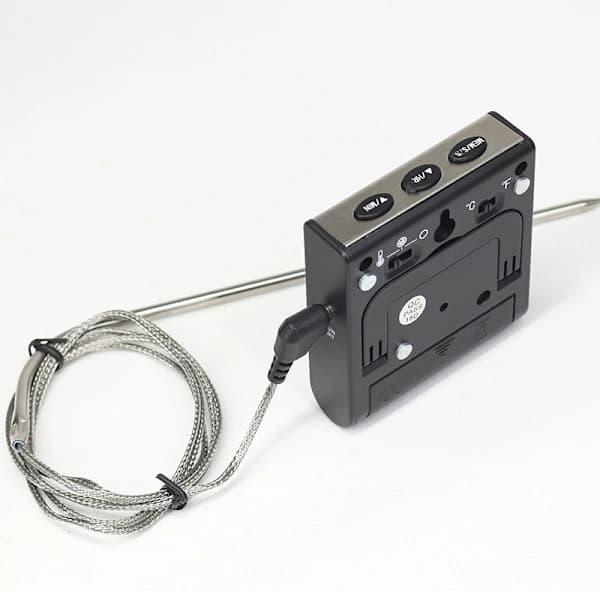 /EA/Digital kökstermometer med sond Stor LCD-display Timer