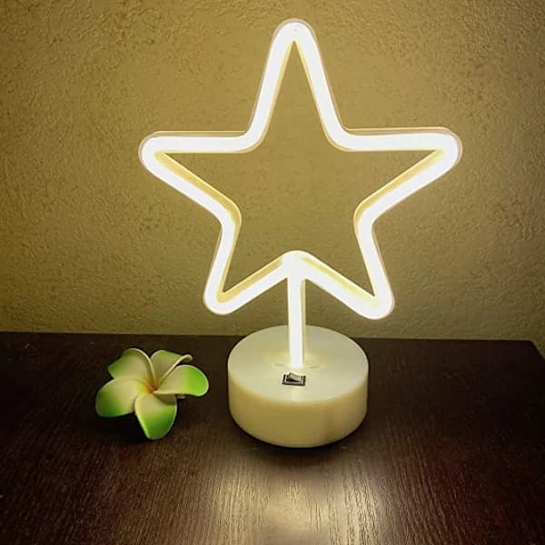 /EA/Ananaslys LED Neon Skilte Lys med Base Natlys LE