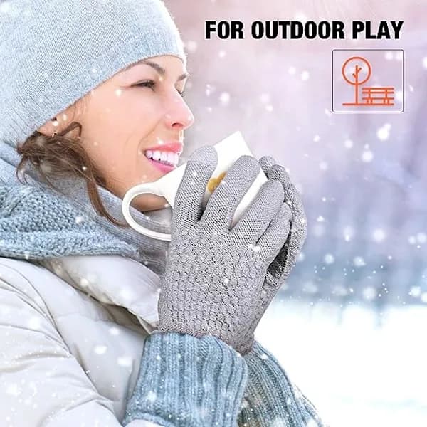 /EA/2 par dame vinter touch screen handsker varme fleeceforede kni