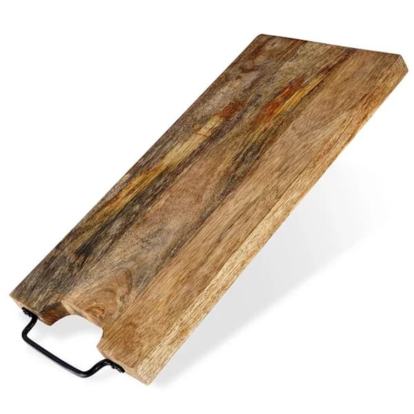 /EA/Sustainable Mango Wood Cutting Board with Comfortable Handle