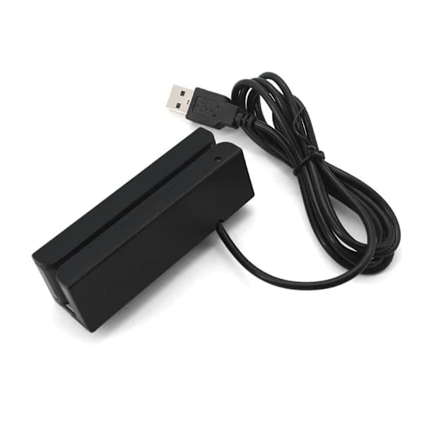 /EA/3-spors USB-magnetkortlæser POS-stribe medlemskortscanner