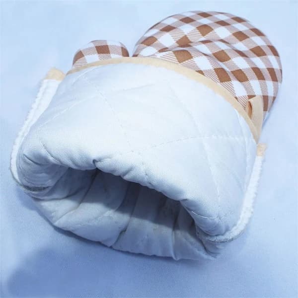 /EA/ 2-pack gula ugnsvantar köksredskap värmebeständiga